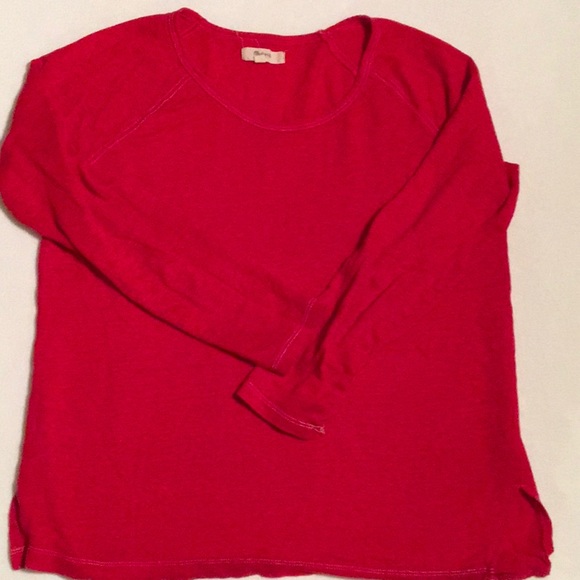 Madewell Linen Pullover sz S - Picture 2 of 10